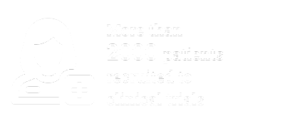 2000 Patients recruited to clinical trials
